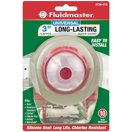 Fluidmaster Fluidmaster Universal Toilet Flapper For American Standard 513A-016-P4